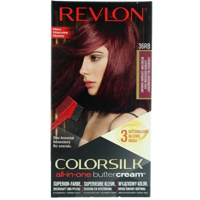 Afbeelding van Revlon Luxurious Colorsilk Buttercream Hair Color 126.8ml 36RB Vivid Red Burgandy