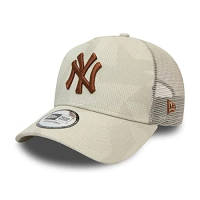 Afbeelding van New Era York Yankees MLB Cap Trucker verstellbar Basecap Kappe Baseball beige One Size