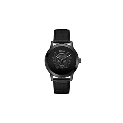 Afbeelding van Guess Monarch Horloge, Heren, Maat: One Size, Black