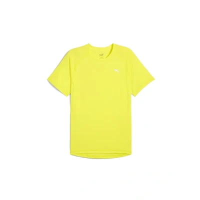 Afbeelding van Puma RUN Velocity Sport Tshirt, Heren, Maat: Small, Lemon sherbert