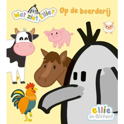 Afbeelding van Kluitman Boek Wat Ziet Ellie? Op De Boerderij