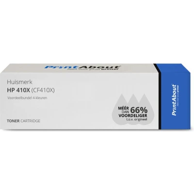 Afbeelding van Huismerk HP 410X (CF410X) Toner 4 kleuren Voordeelbundel Hoge capaciteit