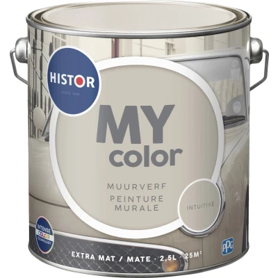 Afbeelding van Histor MY color Muurverf Extra Mat Intuitive 2,5 liter