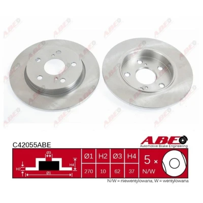 Afbeelding van ABE Remschijven C42055ABE