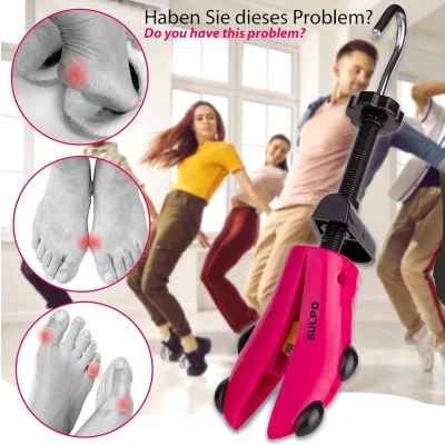 Afbeelding van Schoenspanner van robuuste kunststof Schoenverrekker voor hoge hakken Houdt de schoen in vorm Incl. praktische opbergtas en schoenlepel Eenhidsmaat