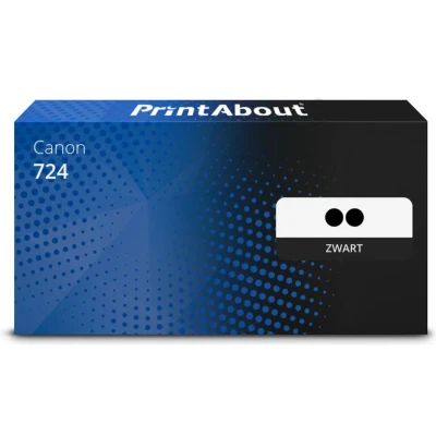Afbeelding van Huismerk Canon 724 Toner Zwart Voordeelbundel 2 pack