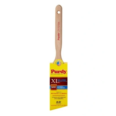 Afbeelding van Purdy 144152520 XL Elite Glide Verfborstel, 2 &quot;Breedte, Hoekige Dupont Chinex en Orel Polyester Blend, Hout, 2&quot;