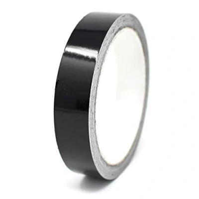 Afbeelding van 10 Meter sierstrips Auto Motorfiets Boot Model exterieur maken kleur selectie Finest Folia Decoratieve Strips Side Zelfklevende Waterdichte (15mm breedte, Zwart glans)
