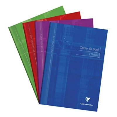 Afbeelding van Leraren klasdagboek geniet A4 30 blad voor 9 klassen Willekeurige kleur