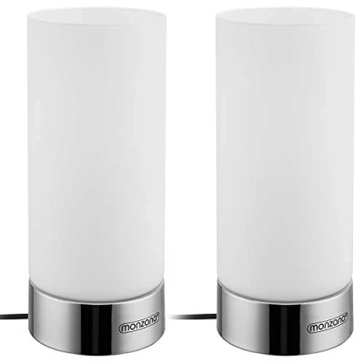 Afbeelding van Monzana Tafellamp Lumo 2 Stuks Touch Dimbaar Grijs