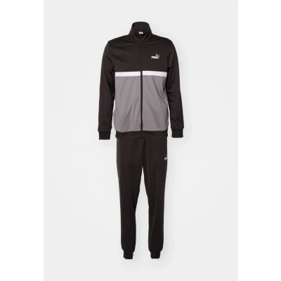 Afbeelding van Puma Colorblock SUIT SET Trainingspak, Heren, Maat: Small, Black
