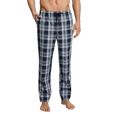 Afbeelding van Schiesser pyjamabroek donkerblauw ruit