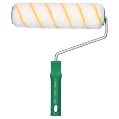 Afbeelding van ToolSpace Professionele muurverfroller 25 cm, gevelverf, schildersroller, schilderbenodigdheden met kunststof handvat, gevelroller, schilderset