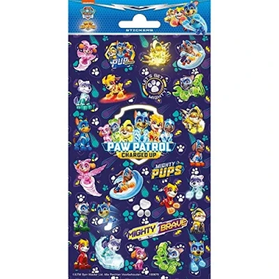 Afbeelding van Funny Products Stickers Mighty Pups 20 X 10 Cm Papier 27 Stuks