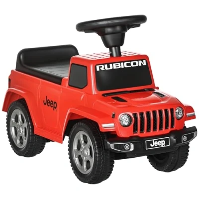 Afbeelding van AIYAPLAY zitauto, kinderauto met claxon, kindervoertuig, rood