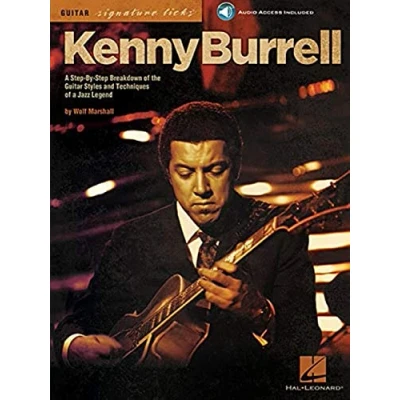 Afbeelding van Kenny burrell guitare +cd: Guitar Signature Licks