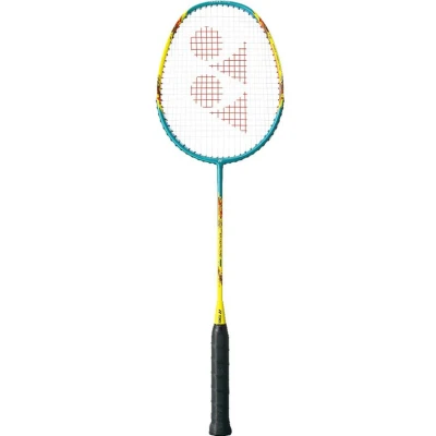 Afbeelding van Yonex Nanoflare E13 badmintonracket geel/turquoise controle