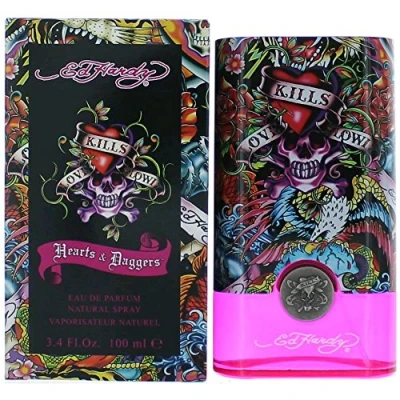 Afbeelding van Christian Audigier Ed Hardy Hearts &amp; Daggers For Her Women, Eau de Parfum, spray, 100 ml