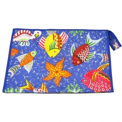 Afbeelding van Rojafit Toilettas Groot Pesce Azzurro Afmeting 30 x 7 19 cm.