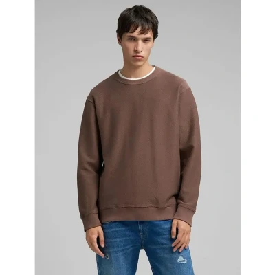 Afbeelding van Replay Sweater Interlock Fleece Bruin S