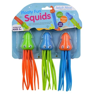 Afbeelding van Splash About Floaty Fun Squid Duikspeelgoed Verpakking van 3