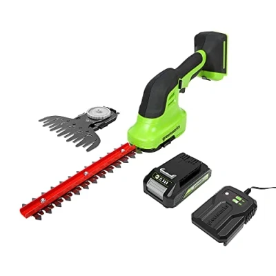 Afbeelding van Greenworks Gras En Heggenscharen 24V Inclusief Accu Oplader