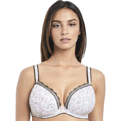 Afbeelding van Freya Urban Echo Beha Kleur Fantasie print afgezet met grijs tinten Maat 65F