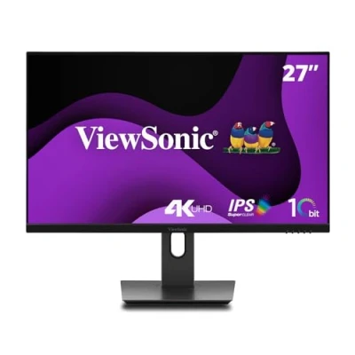 Afbeelding van ViewSonic VG2762 4K 27&quot; IPS Monitor 4K, HDMI x2, DisplayPort, Anti glare, VESA compatible, 10 bit, HDR10, Ergonomisch, Eye ProTech