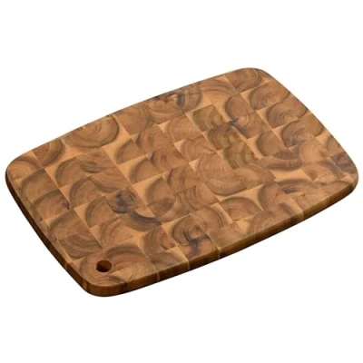 Afbeelding van KESPER Professionele snijplank met ophanggat, materiaal: acaciahout (hoofdhout), afmetingen: 40 x 28 2 cm, kleur: bruin, naturel 28153