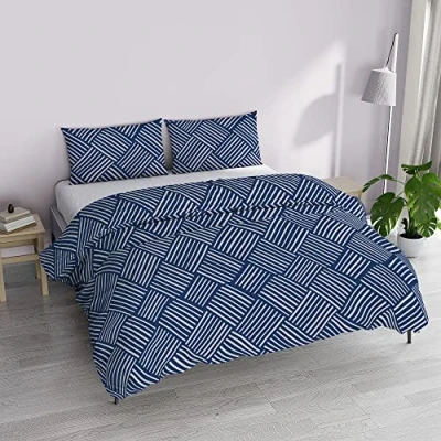 Afbeelding van Italian Bed Linen MB HOME BASIC Dafne Beddengoedset, tweepersoonsbed, Ivy
