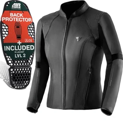 Afbeelding van SHIMA MONACO 2.0 Motorjack voor dames, ademend, elastisch met CE rug, schouders en ellebogen, beschermers (zwart, XL)