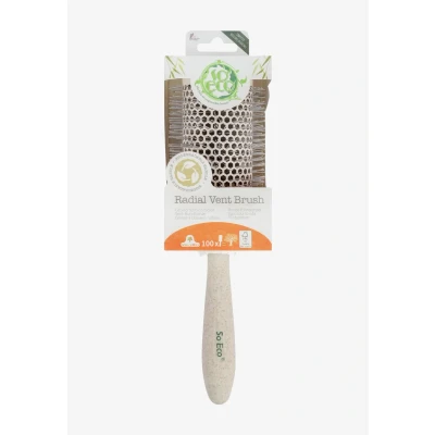 Afbeelding van SO ECO Biodegradable Ceramic Round Brush Large Borstel, Maat: One Size, Stone