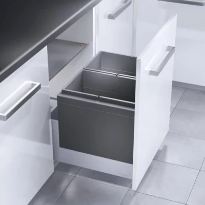 Afbeelding van Hailo Triple XL Front 56 liter afvalemmer 3631681