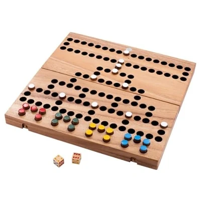 Afbeelding van Engelhart 350340 Barricade houten spel eenvoudig strategiespel familiespel 2 tot 4 spelers vanaf 6 jaar 14,5 x 39 3,2 cm