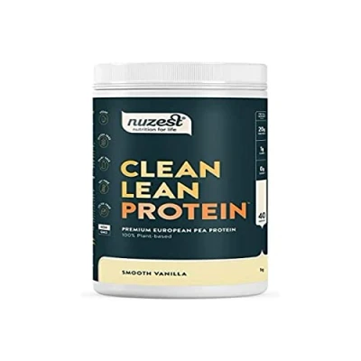 Afbeelding van Nuzest Clean Lean Protein Veganistisch eiwitpoeder Volledig aminozuurprofiel natuurlijk voedingssupplement (vanille, 1kg)