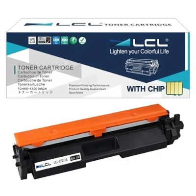 Afbeelding van LCL Tonercartridge compatibel met 17A 217A CF217A CF227A (1 pak zwart) vervanging voor HP Laserjet Pro M102 M102a M102w MFP M130 M130a M130fn M130fw M130nw M132 M132a fn M133