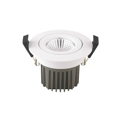 Afbeelding van Sigor LED plafondinbouwspot Diled, Ø 8,5 cm, 10 W, 3.000 K, wit