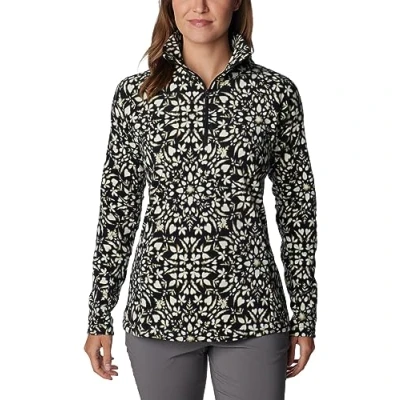 Afbeelding van Columbia Dames Glacial Iv Print Half Zip Fleece Pullover Zwart Polariserend, S, gepolariseerd, S