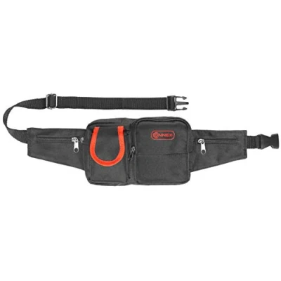Afbeelding van Connex Gereedschaps heuptas 5 zakken met ritssluiting van polyester onderhoudsvriendelijk/gereedschapstas riem/gereedschapsriem/riemtas telefoontasje / COX952096, 21 x 14 cm