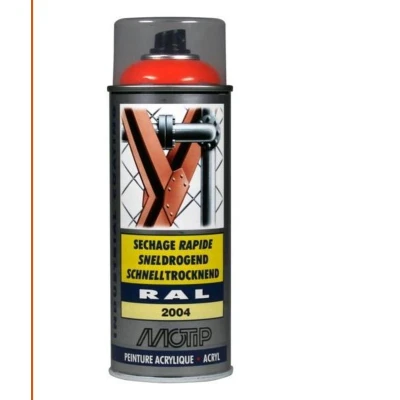 Afbeelding van motip industrial ral 2004 helder oranje 400 ml 07007