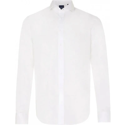 Afbeelding van NOAM Two Ply stretch shirt non iron White (TRSHZZ004 100)