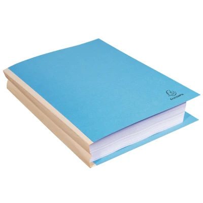 Afbeelding van Exacompta 770010E documentenmap met vouw van stof Forever® 320, blauw, 25 stuks
