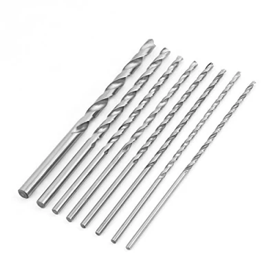 Afbeelding van 8 STKS Extra Lange HSS Twist Boor Set High Speed Staal Gereedschap 4 10mm voor Hout