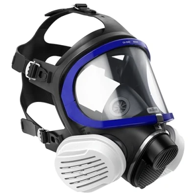 Afbeelding van Dräger X plore 5500 volgelaatsmasker incl. P3 R filters Ademmasker voor vakmensen en klussers Beschermt tegen gassen, dampen fijnstof
