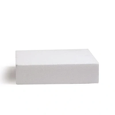 Afbeelding van DECORA 0174055 POLYSTYRENE VIERKANT 15X15X7,5H CM, Polistirolo, Off Wit