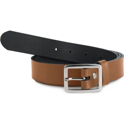 Afbeelding van Ladeheid Dames Kledingriem Riem Broekriem Verstelbaar Leer MS EL D41 Bruin 2 90 cm
