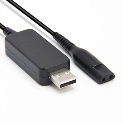 Afbeelding van 12V USB Charger Cable Power Cord voor Braun Series 1,3,5,7,9 Elektrische Razor Shaver 3020S, 3080S, 760CC, 790CC, 340s, 190s, 5190cc, 5210, 9095cc