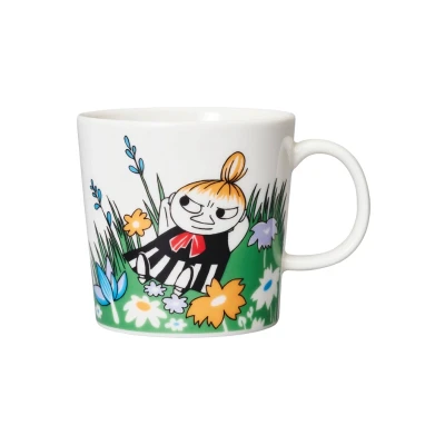 Afbeelding van Moomin Arabia Lilla My på ängen Moominmok Wit multi