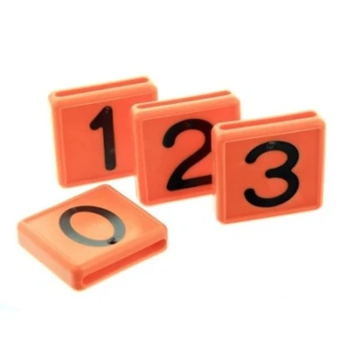 Afbeelding van Kokernummer oranje 10 stuks nr. 8