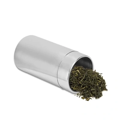 Afbeelding van Theeblik voor losse thee, roestvrijstalen koffie opslagcontainer Keukenbussen 400 ml 13 oz/550 18 oz(L)